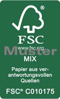 FSC Label Hochformat